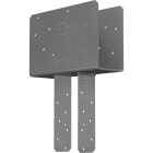 Simpson Strong-Tie 4 In. x 4 In. 7 ga Gray Paint End Column Cap Image 1