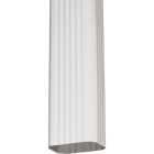 Spectra Metals 3 In. x 4 In. White Aluminum Downspout Image 1