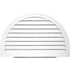 Ply Gem 34" x 22" Half Round White Gable Attic Vent Image 1