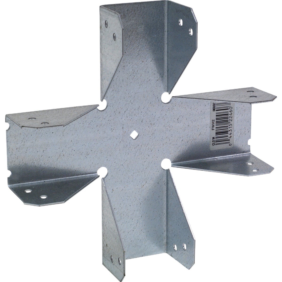 Simpson Strong-Tie FWH2 FWH 18 ga Four-Way Joist Connector Image 3