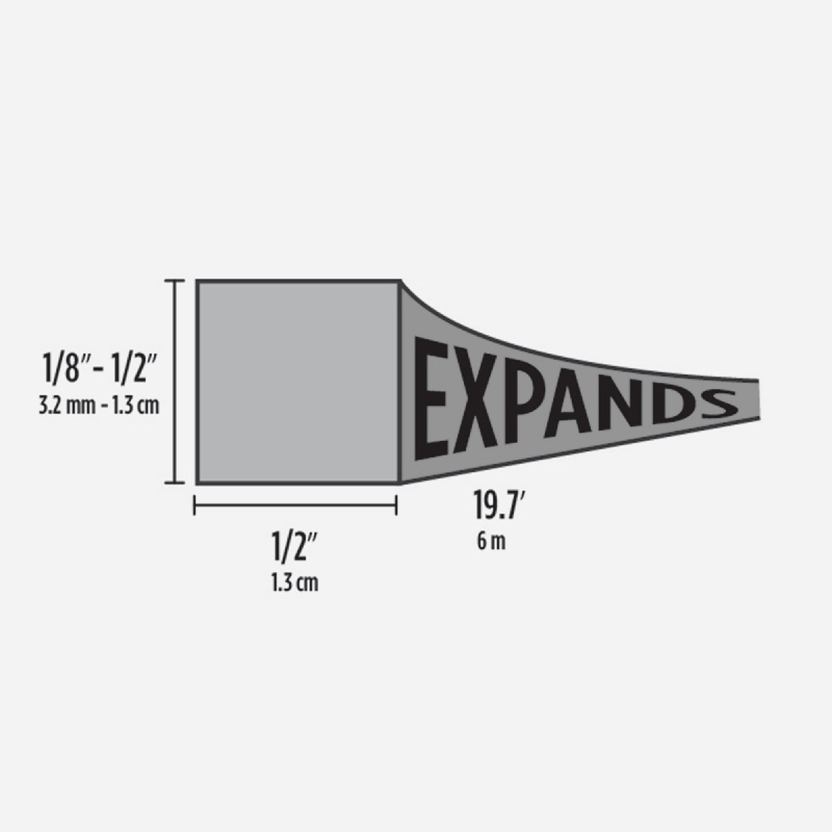 M-D Building Products PLATINUM 1/2 In. Black Expandable Foam Weatherseal for Uneven Gaps Image 9