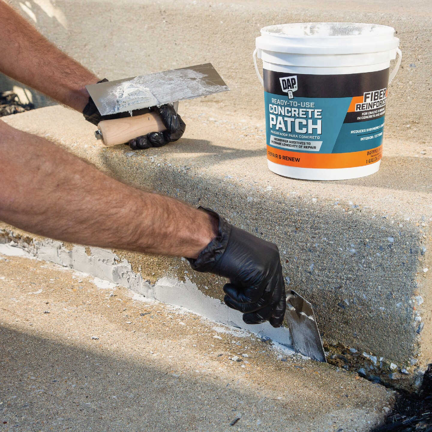 DAP 32 Oz. Ready-to-Use Concrete Patch, Gray Image 6