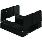 Simpson Strong-Tie ZMAX 6X6 Black Adjustable Standoff Post Base Image 1