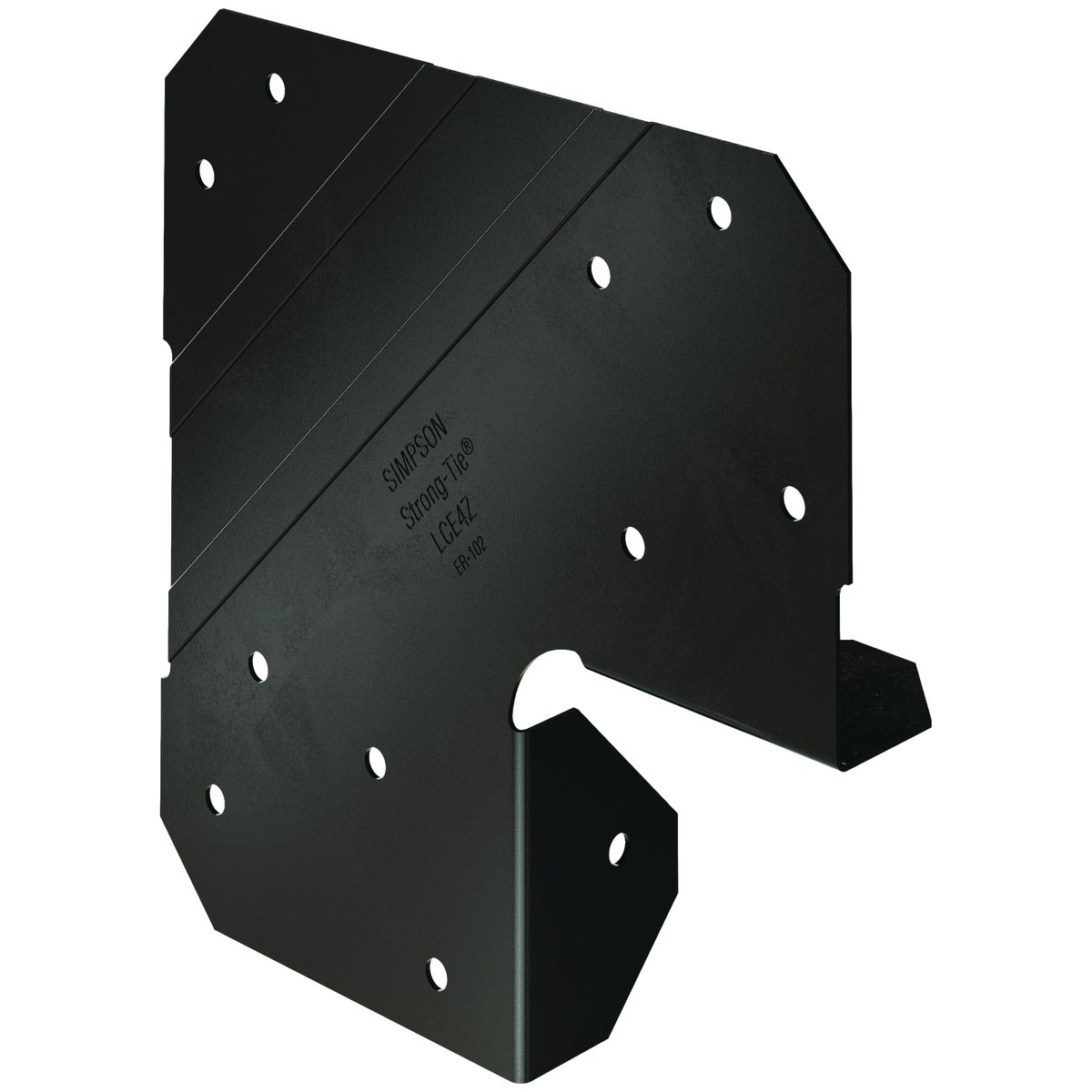 Simpson Strong-Tie Outdoor Accents ZMAX 4X Black End Post Cap