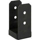 Simpson Strong-Tie Outdoor Accents Avant Collection ZMAX 4X4 Black Post Base Image 1