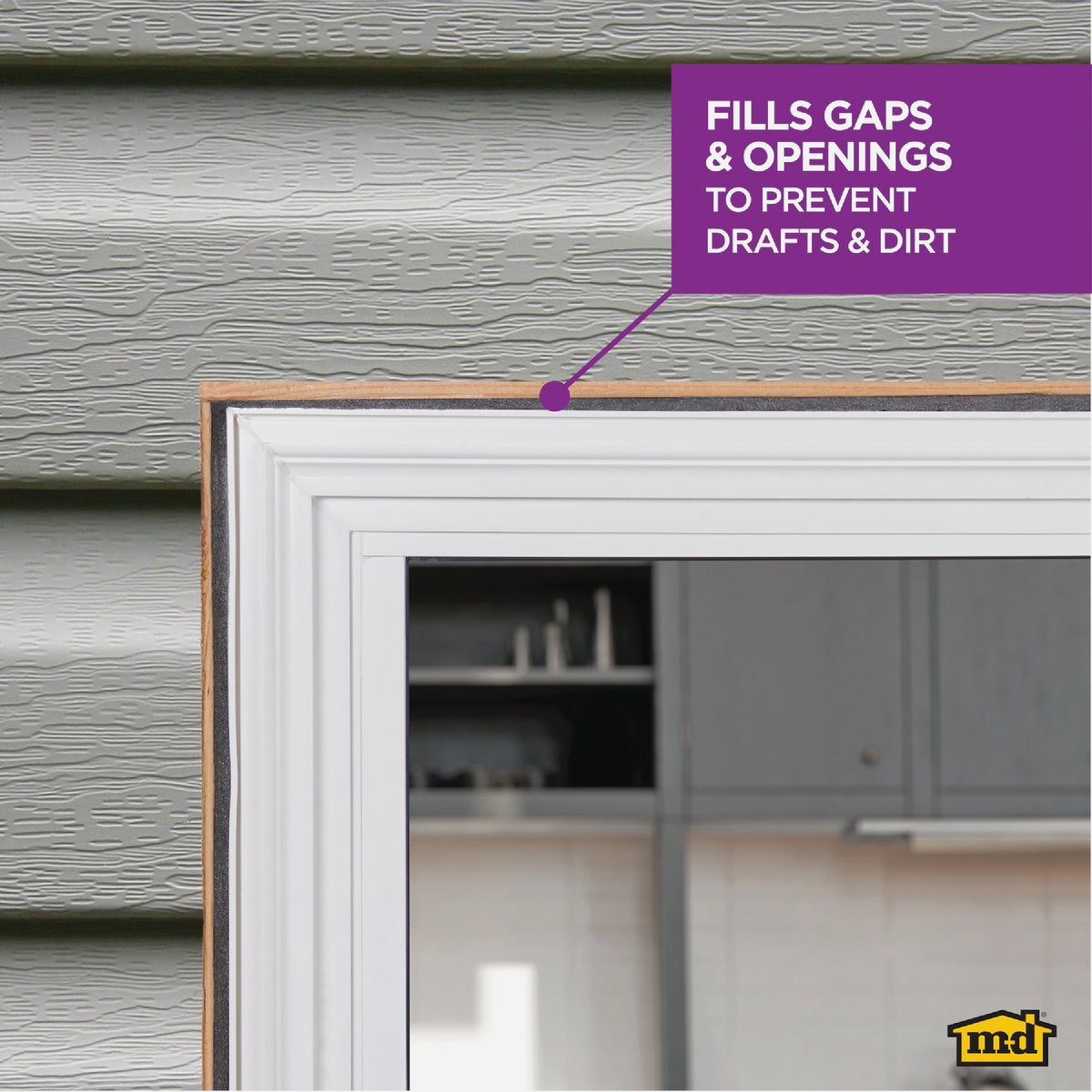 M-D Building Products 10 Ft. Gray Foam Backer Rod for XX-Large 1 In. Gaps and Joints Image 3