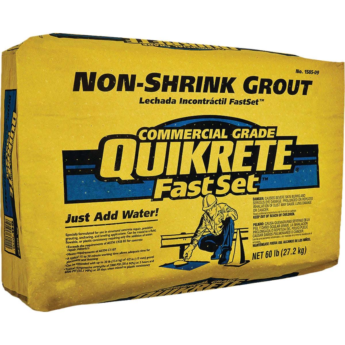 Quikrete Fast-Set Non-Shrink Grout, 60 Lb.