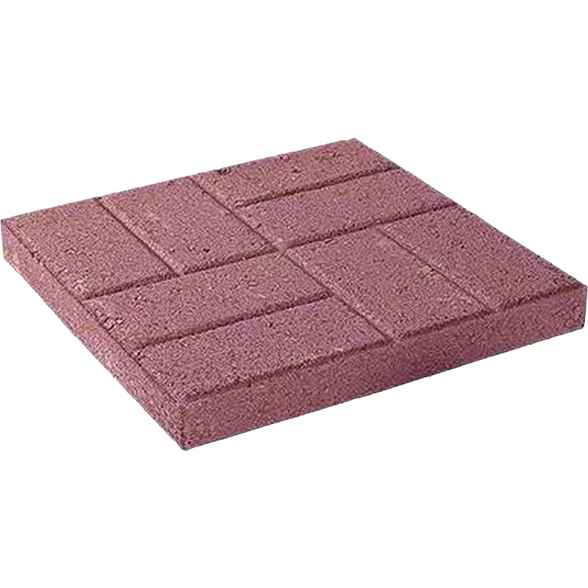 Oldcastle 16 In. x 16 In. Embossed Red Concrete Stepping Stone