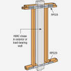 Simpson Strong-Tie 1-1/2 In. W x 28 In. L 16 ga Steel Retrofit Strap Tie Image 2