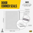M-D Building Products White Door Corner Seal for Interior & Exterior Doors Image 2