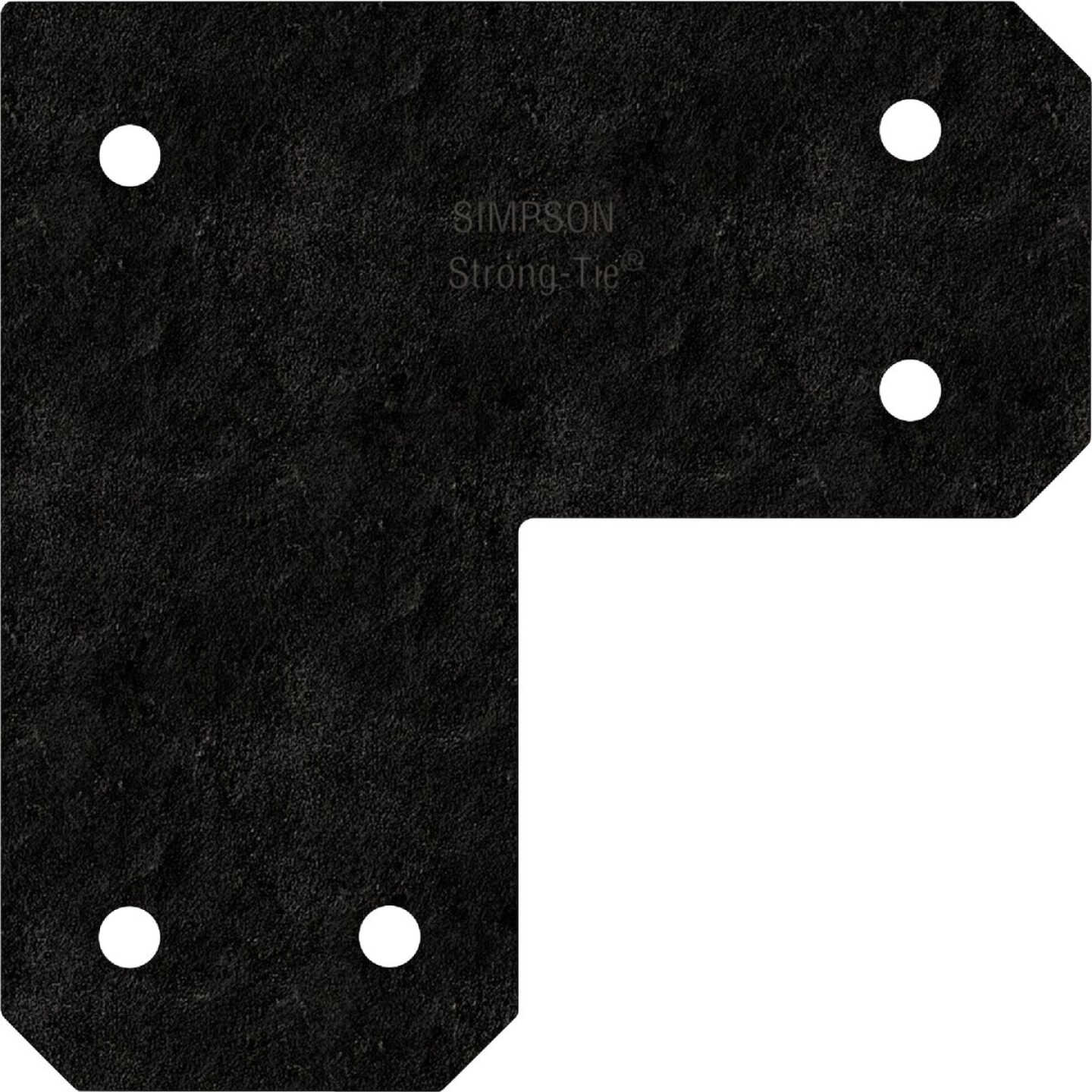 Simpson Strong-Tie Outdoor Accents Avant Collection ZMAX 6X6 Black L Strap Image 1