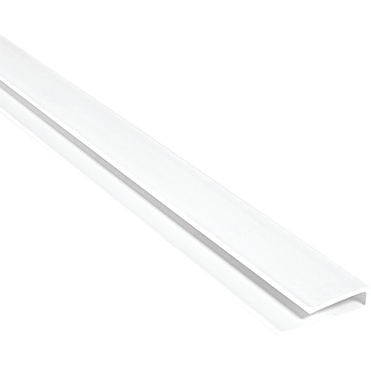 Palram Palclad Pro 10 Ft. J End Cap Profile/Moulding, White