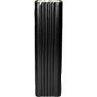Spectra Metals 3 In. x 4 In. x 15 In. K-Style Black Aluminum Downspout Extension Image 1