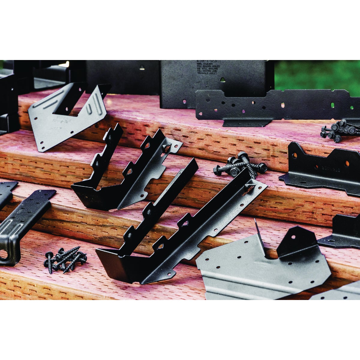 Simpson Strong-Tie Outdoor Accents ZMAX Black Powder-Coated Deck Tension Tie for 2x (20-Pack) Image 2
