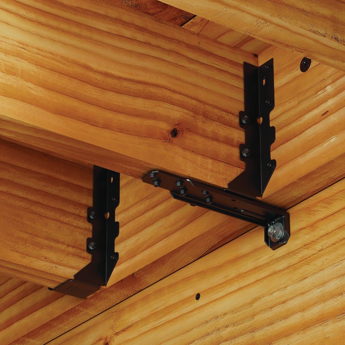 Simpson Strong-Tie Outdoor Accents ZMAX Black Powder-Coated Deck Tension Tie for 2x (20-Pack)