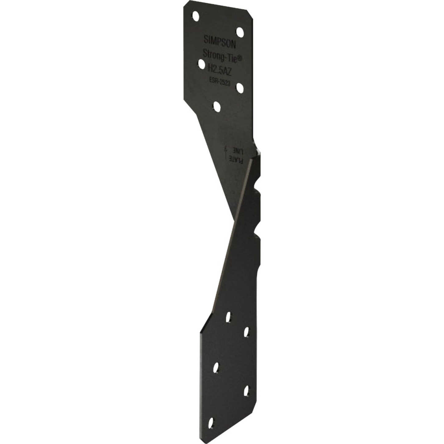 Simpson Strong-Tie Outdoor Accents H2.5APC ZMAX 18 ga Black Powder-Coated Hurricane Tie Image 1