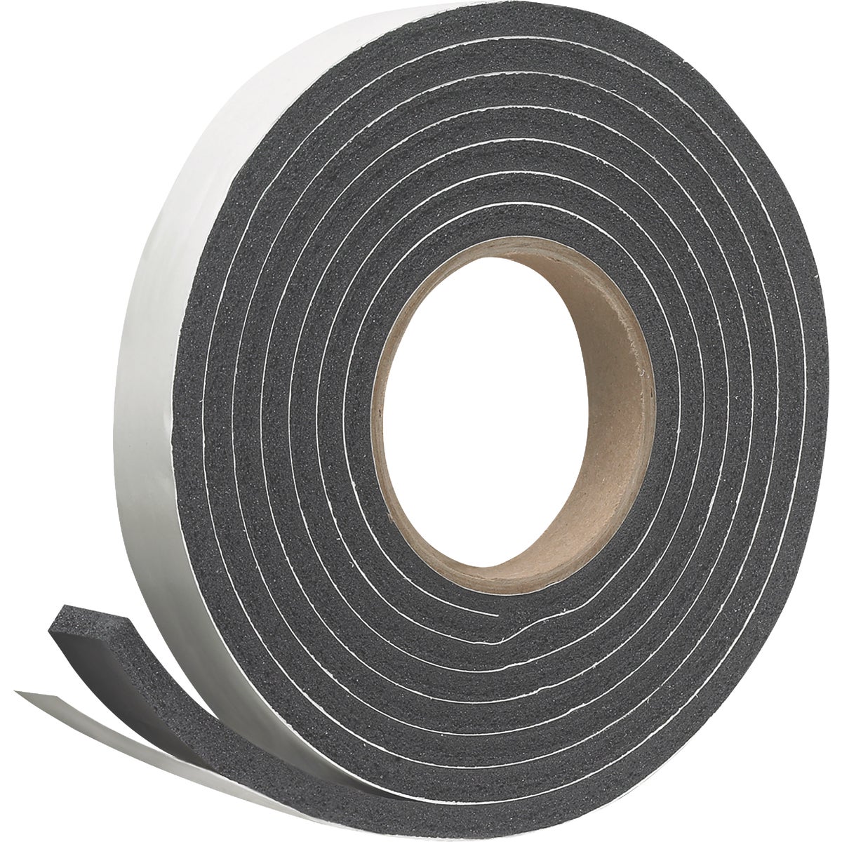 Frost King 1 In. W x 5/16 In. T x 10 Ft. L Black Rubber Foam Weatherstrip Tape