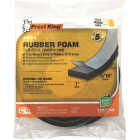Frost King 1 In. W x 5/16 In. T x 10 Ft. L Black Rubber Foam Weatherstrip Tape Image 7