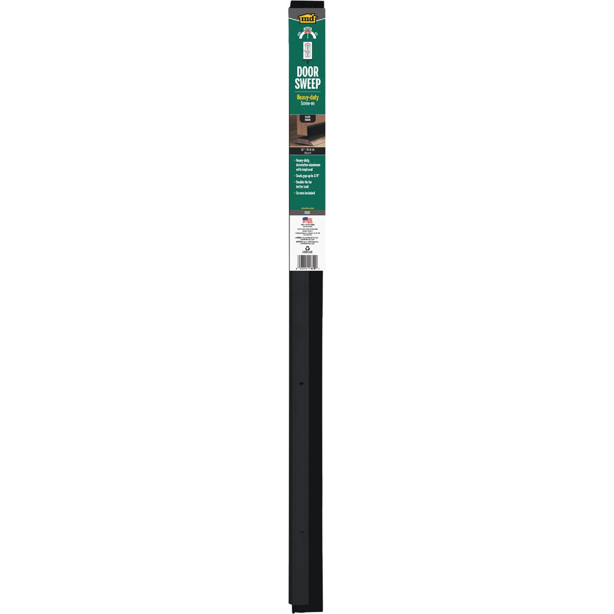 M-D Building Products 0.25 In. 36 In. Black Door Sweep Image 7