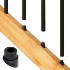 Deckorators Black Plastic Classic Stair Baluster Connector (20-Pack) Image 1