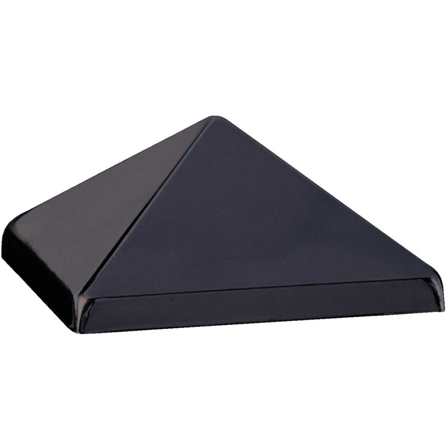 Deckorators 4 In. x 4 In. Metal Black Post Cap Image 1