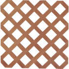Deckorators 4 Ft. W x 8 Ft. L x 1/8 In. Thick Redwood Vinyl Lattice Panel Image 1
