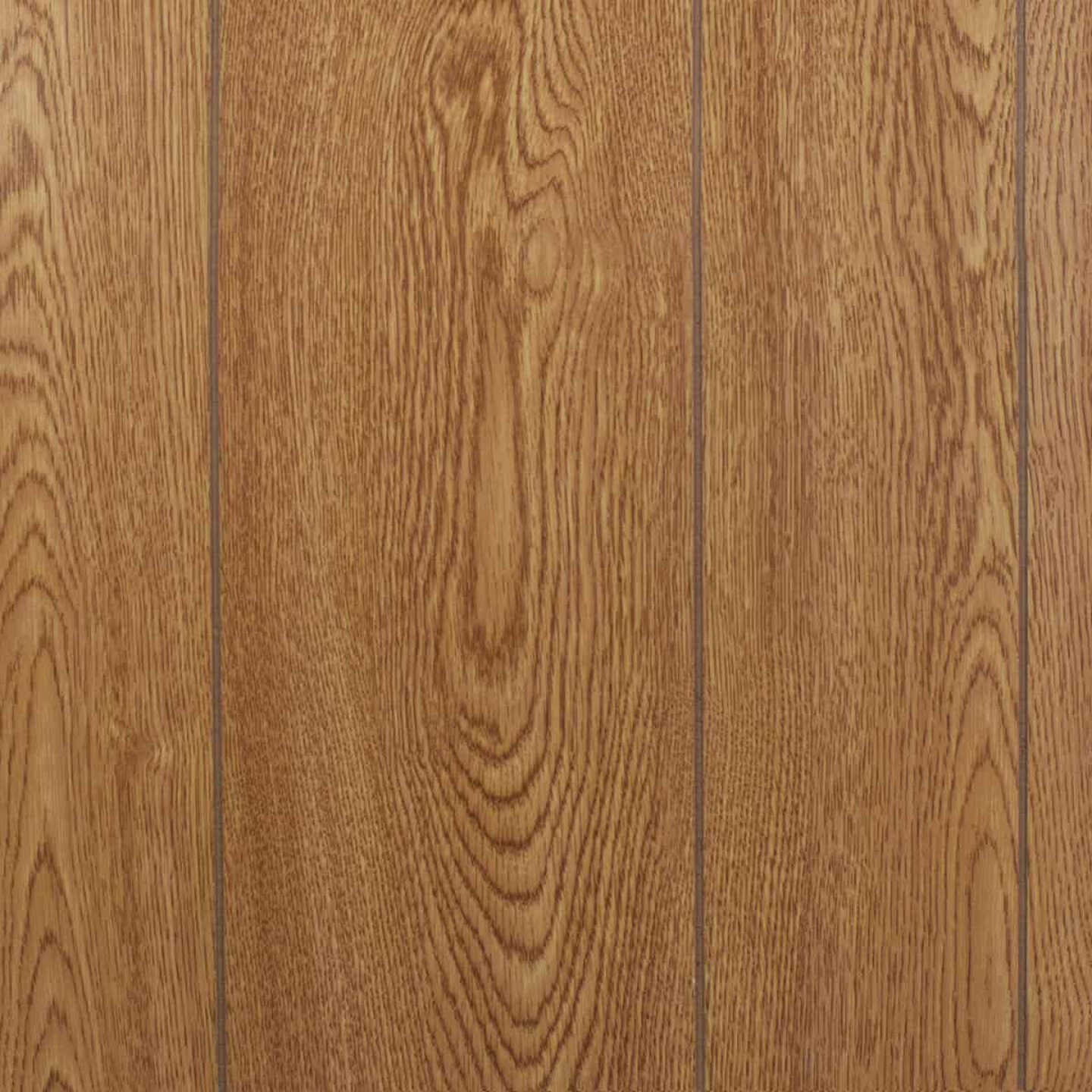 Global Product Sourcing 4 Ft. x 8 Ft. x 1/8 In. Honey Oak Random Groove Profile Wall Paneling Image 1