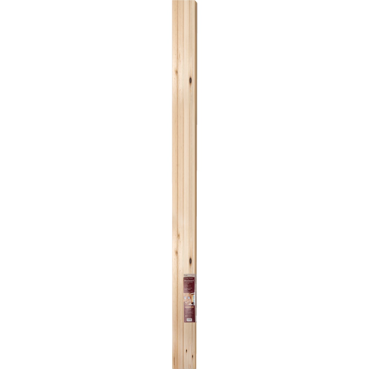 Global Product Sourcing 3-1/2 In. W. x 8 Ft. L. x 5/16 In. Thick Knotty Cedar Reversible Profile Wall Plank (6-Pack) Image 3