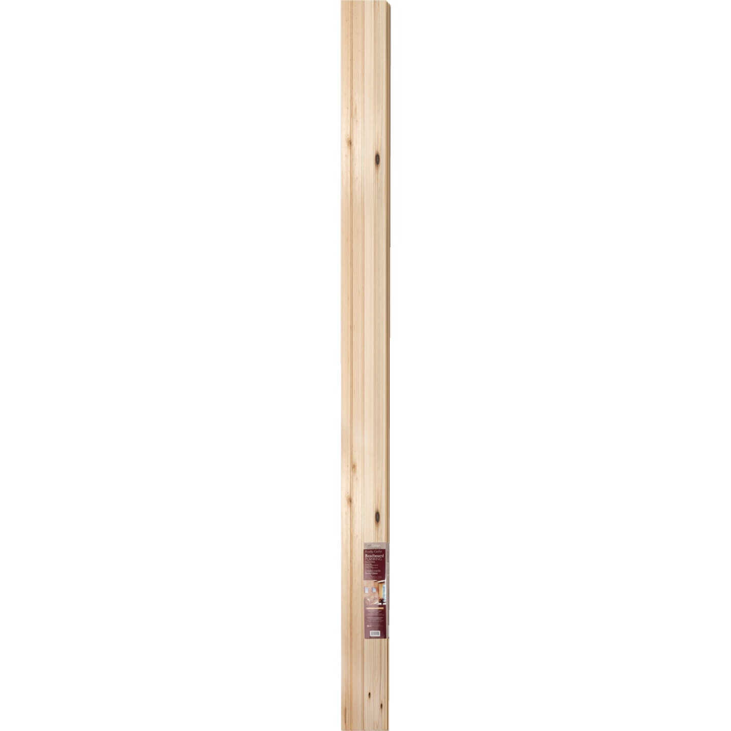 Global Product Sourcing 3-1/2 In. W. x 8 Ft. L. x 5/16 In. Thick Knotty Cedar Reversible Profile Wall Plank (6-Pack) Image 3
