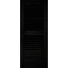 Builders Edge 15 In. x 36 In. Vinyl Louvered Shutter, (2-Pack) Image 1