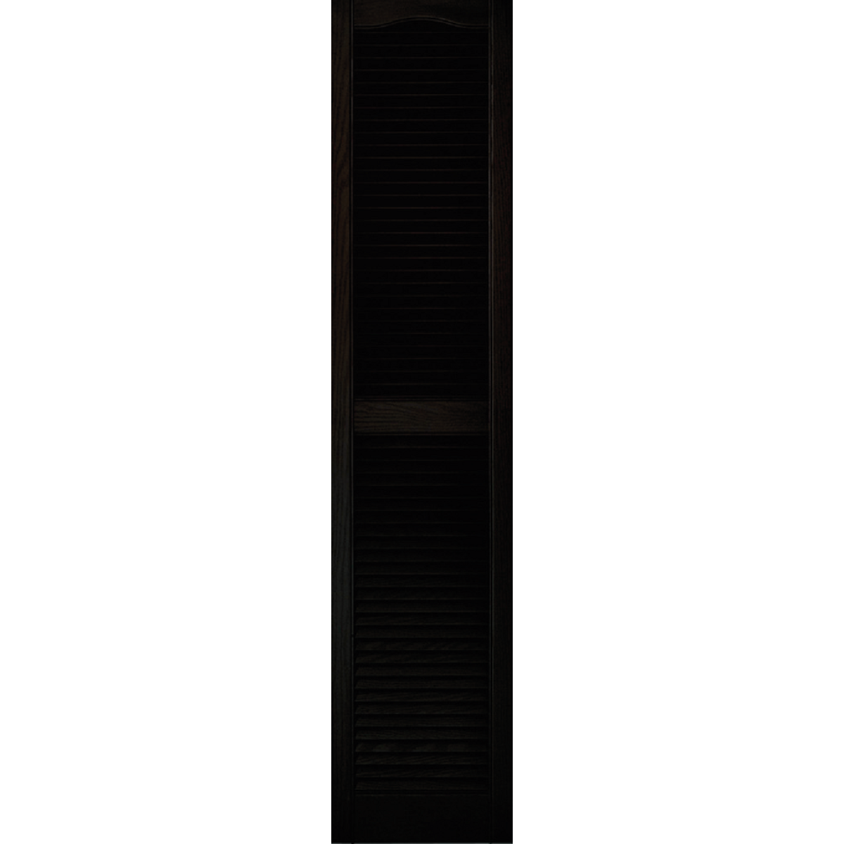 Builders Edge 15 In. x 67 In. Vinyl Louvered Shutter, (2-Pack)