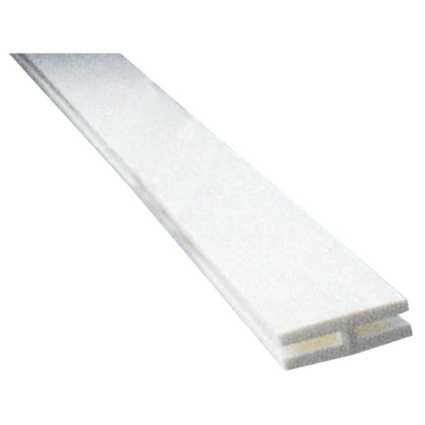 Deckorators 2-1/8 In W x 95-1/2 In L x 3/4 D White Vinyl Panel H-Divider Image 1