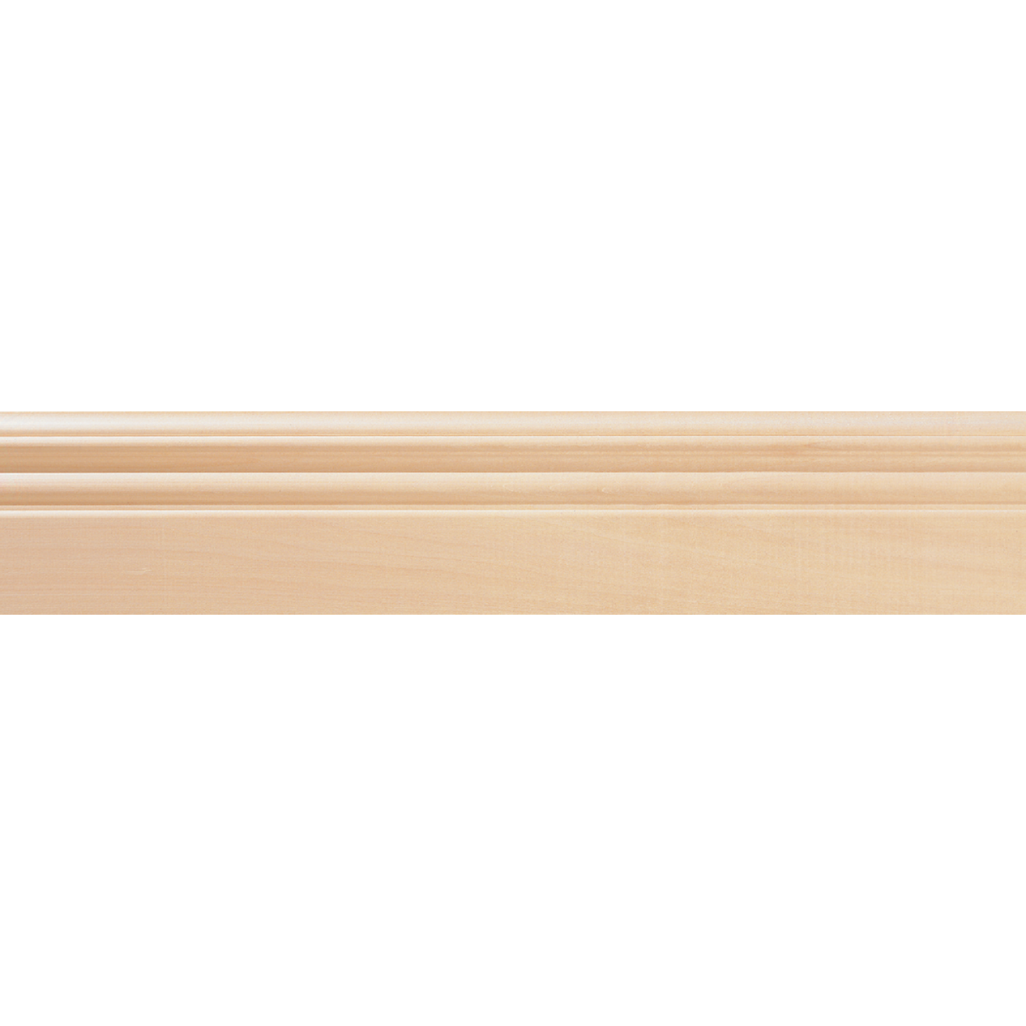 House of Fara 5/8 In. W. x 4 In. H. x 8 Ft. L. Hardwood Decorative Base Molding Image 2