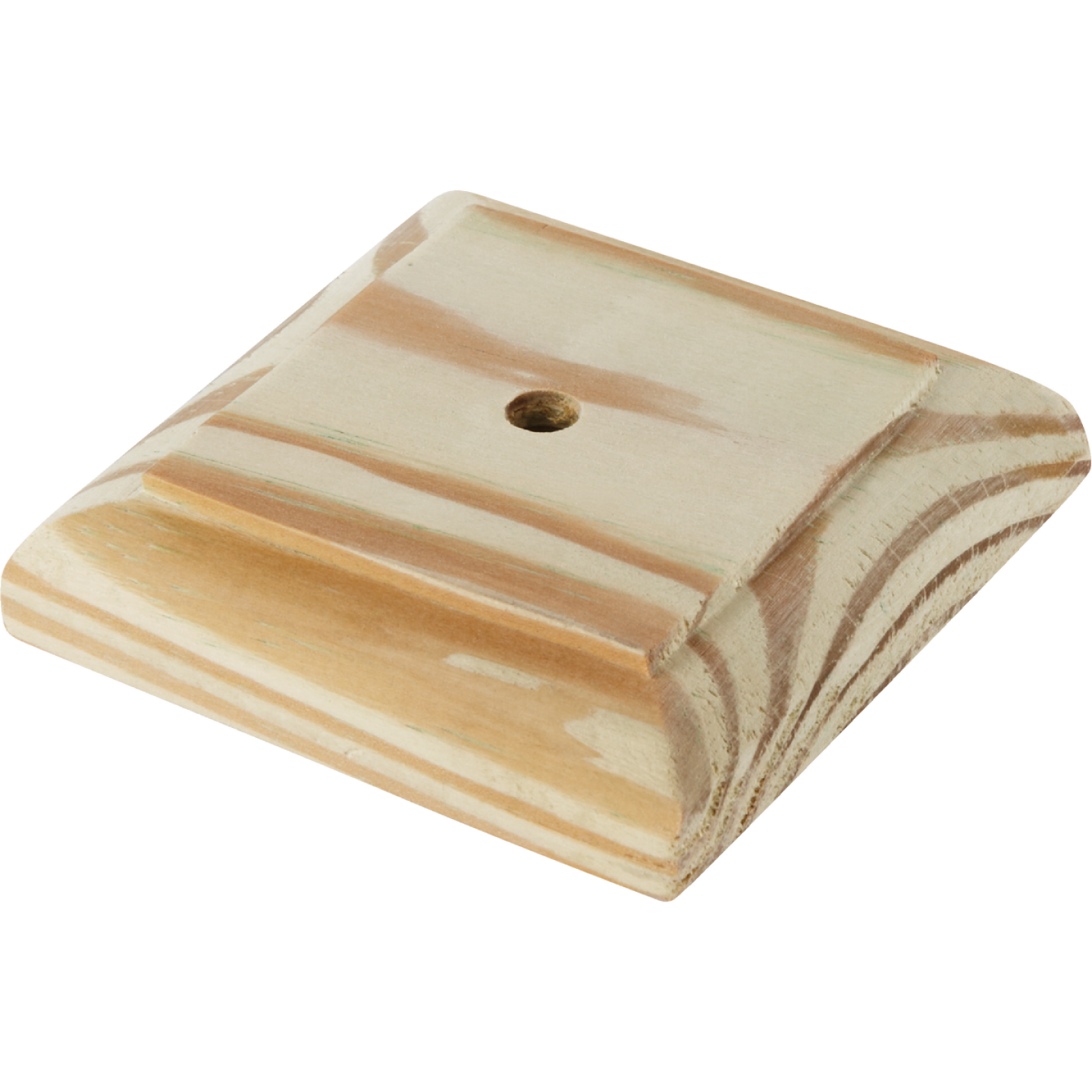 ProWood 4 In. x 4 In. Treated Wood Slat Base Post Cap Image 1