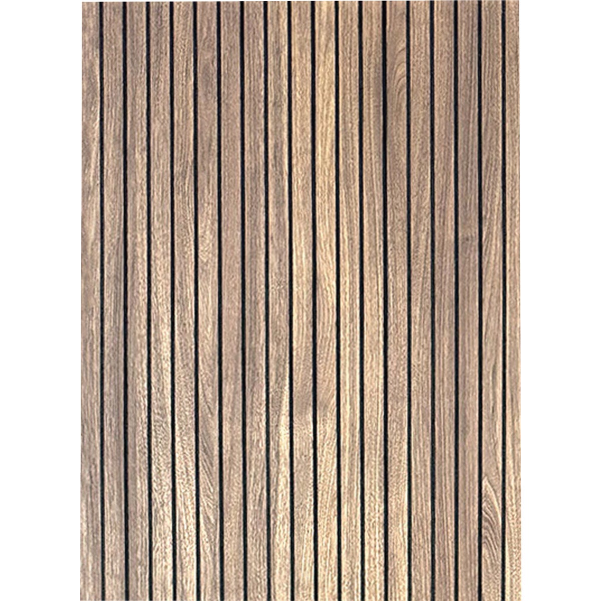 American Pacific 1/4 In. x 4 Ft. x 8 Ft. Fluted Walnut Acoustic Wall Panel Image 6