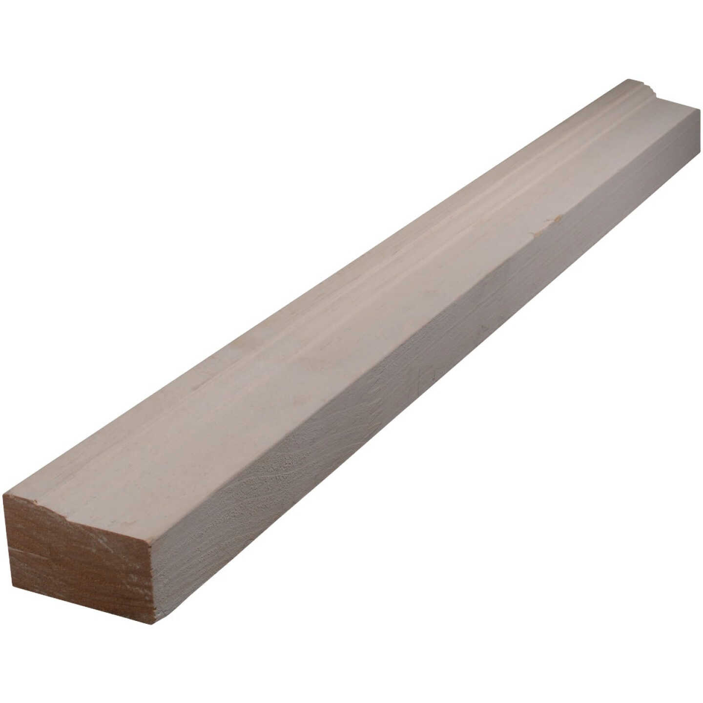Alexandria Moulding 2 In. x 8 Ft. White Finger Joint Pine Brick Molding Image 1