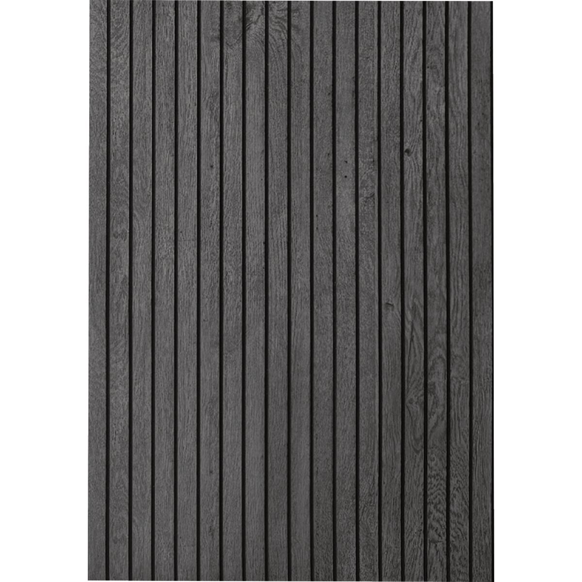 American Pacific 1/4 In. x 4 Ft. x 8 Ft. Fluted Black Acoustic Wall Panel Image 3