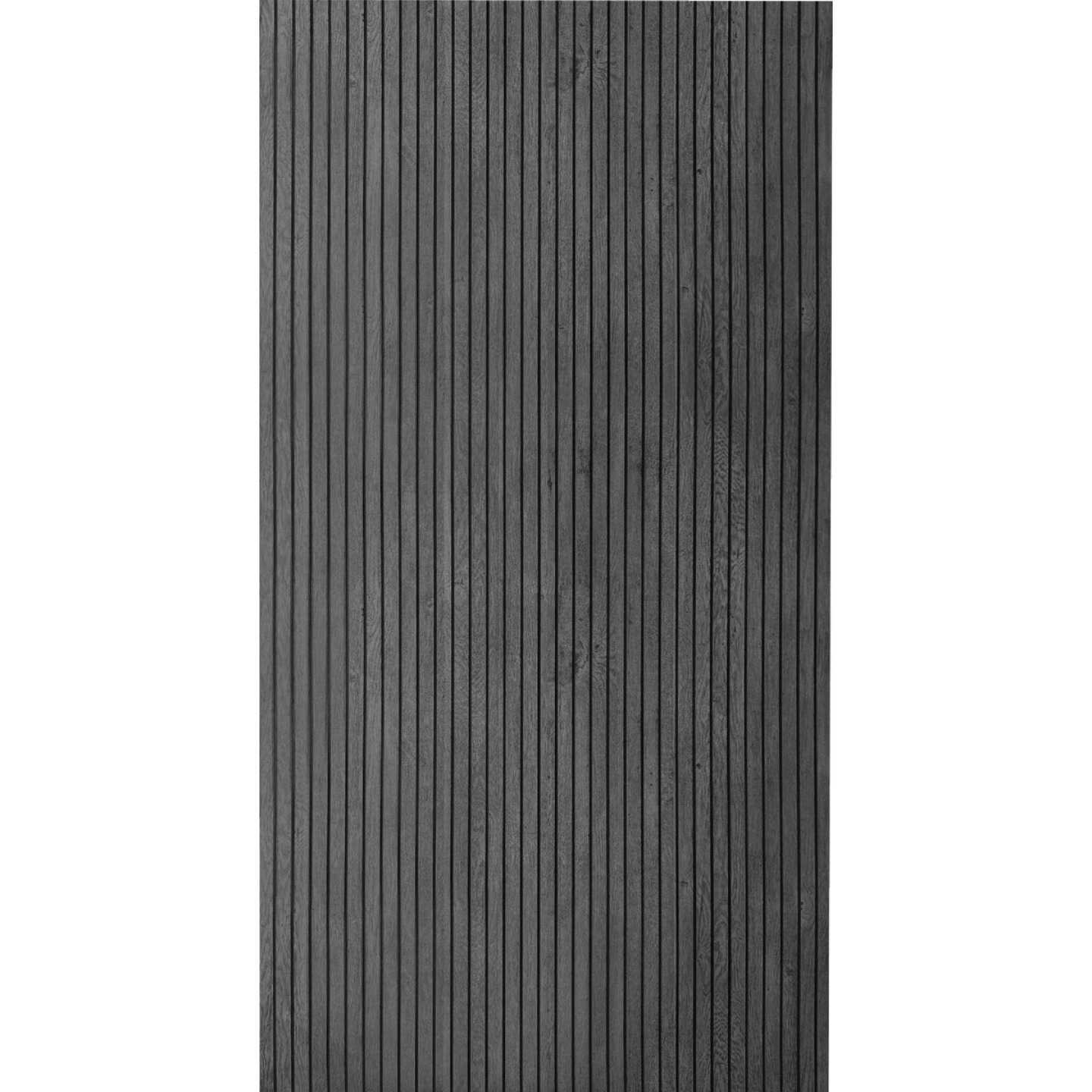 American Pacific 1/4 In. x 4 Ft. x 8 Ft. Fluted Black Acoustic Wall Panel Image 1