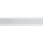 House of Fara 3/4 In. W. x 2-1/4 In. H. x 8 Ft. L. White MDF Fluted Casing Molding Image 2
