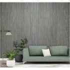 American Pacific 1/4 In. x 4 Ft. x 8 Ft. Fluted Smoked Acoustic Wall Panel Image 2