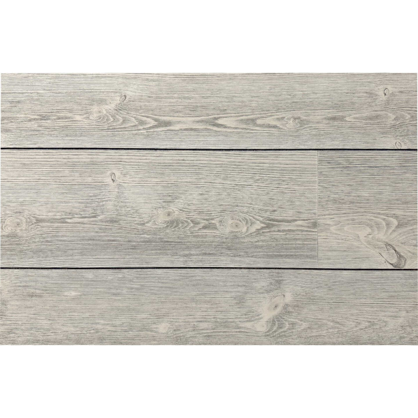 American Pacific 1/4 In. x 4 Ft. x 8 Ft. Coastal Ivory Shiplap Wall Paneling Image 1