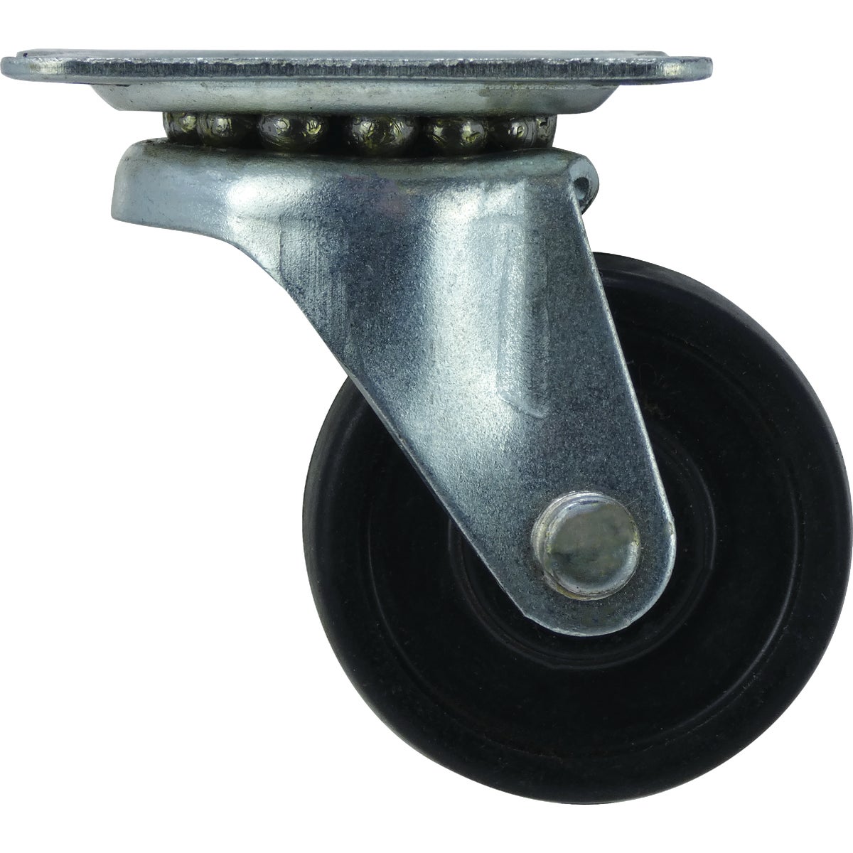 Shepherd Hardware 1-1/2 In. General-Duty Soft Rubber Swivel Plate Caster Image 1