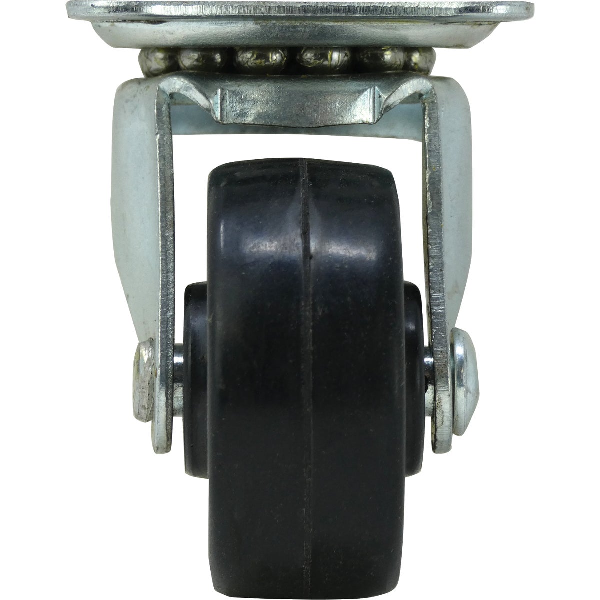 Shepherd Hardware 1-1/2 In. General-Duty Soft Rubber Swivel Plate Caster Image 6