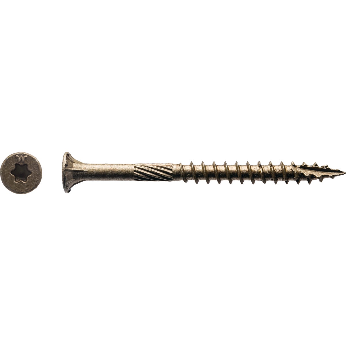 Big Timber #10 x 3 In. Bronze Flat Head Wood Screw (64-Count, 1 Lb.)