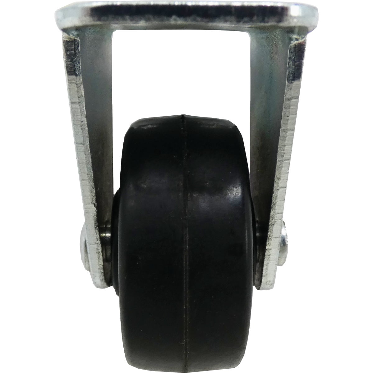 Shepherd Hardware 1-1/2 In. General-Duty Rubber Rigid Plate Caster Image 6