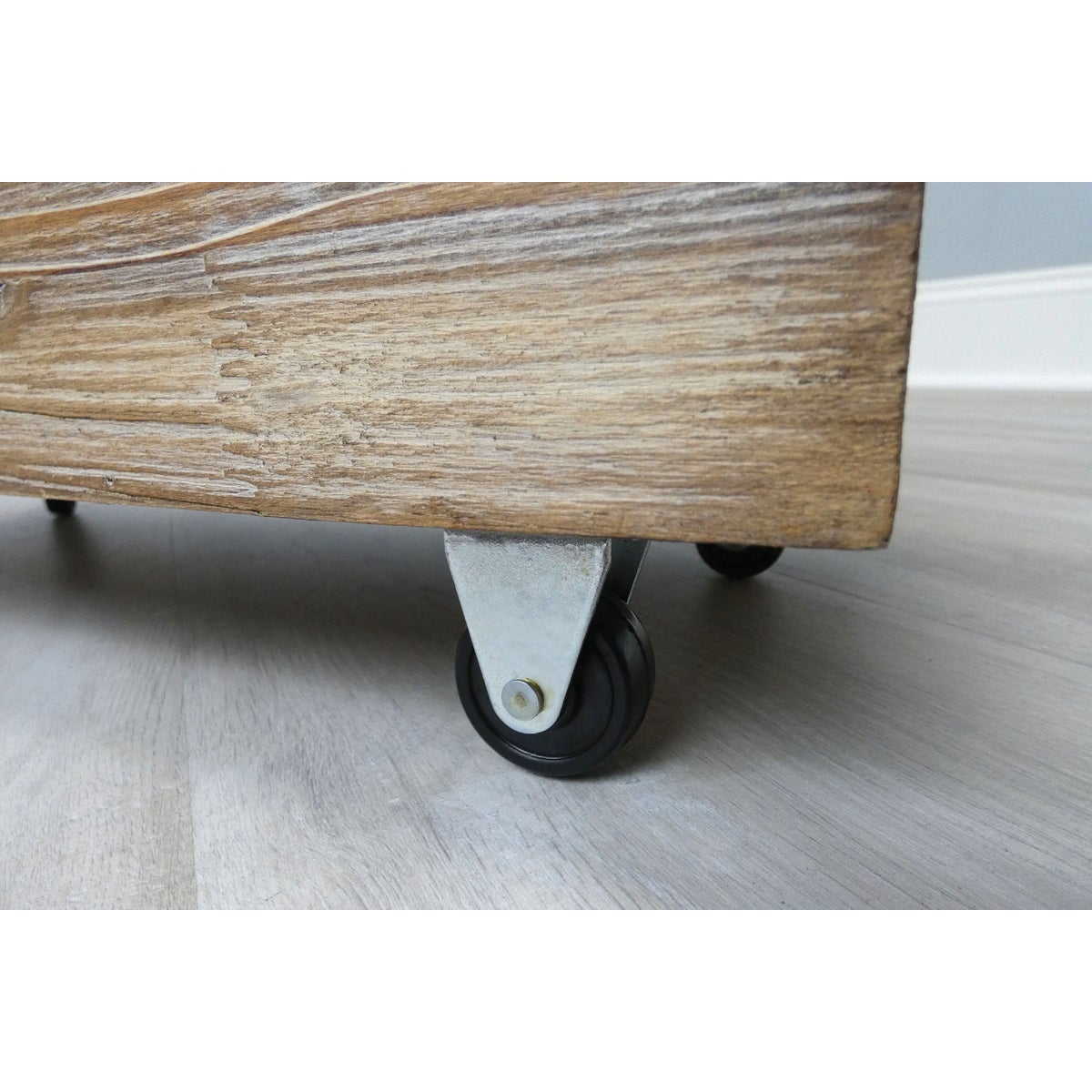 Shepherd Hardware 1-1/2 In. General-Duty Rubber Rigid Plate Caster Image 4