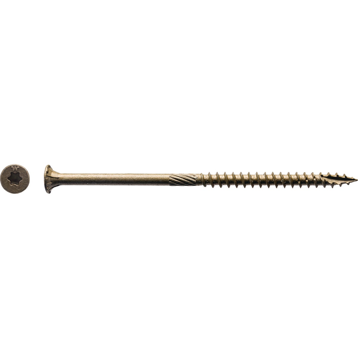 Big Timber #10 x 4 In. Bronze Flat Head Wood Screw (48-Count, 1 Lb.)