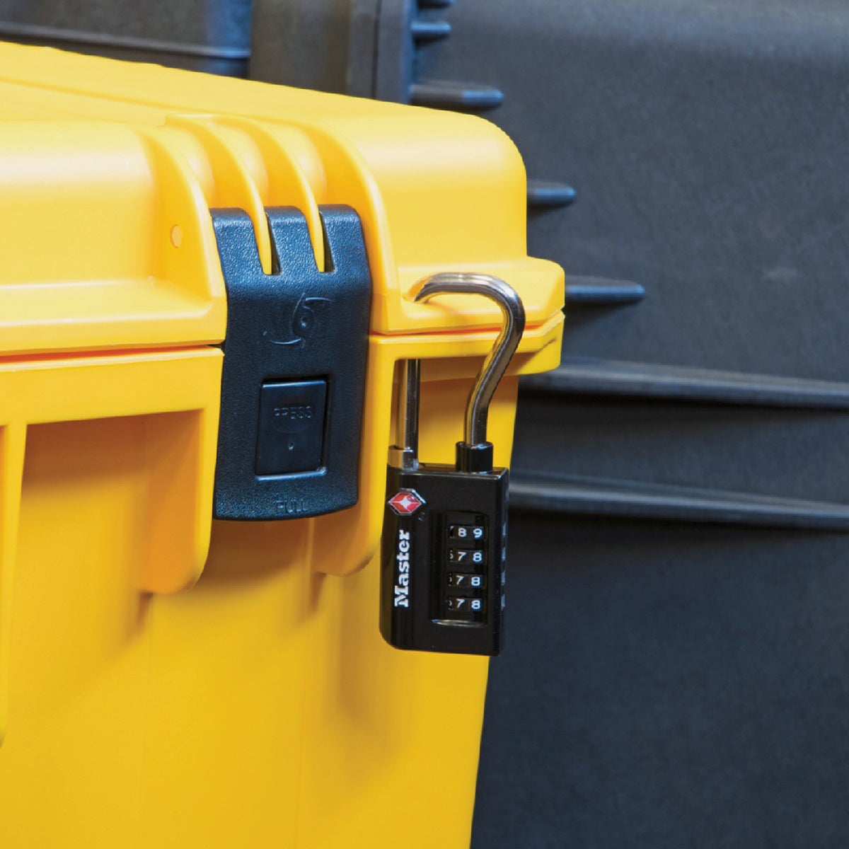 Master Lock 1-5/16 In. Wide Number Combination Luggage Lock with Extended Reach (TSA Accepted) Image 2