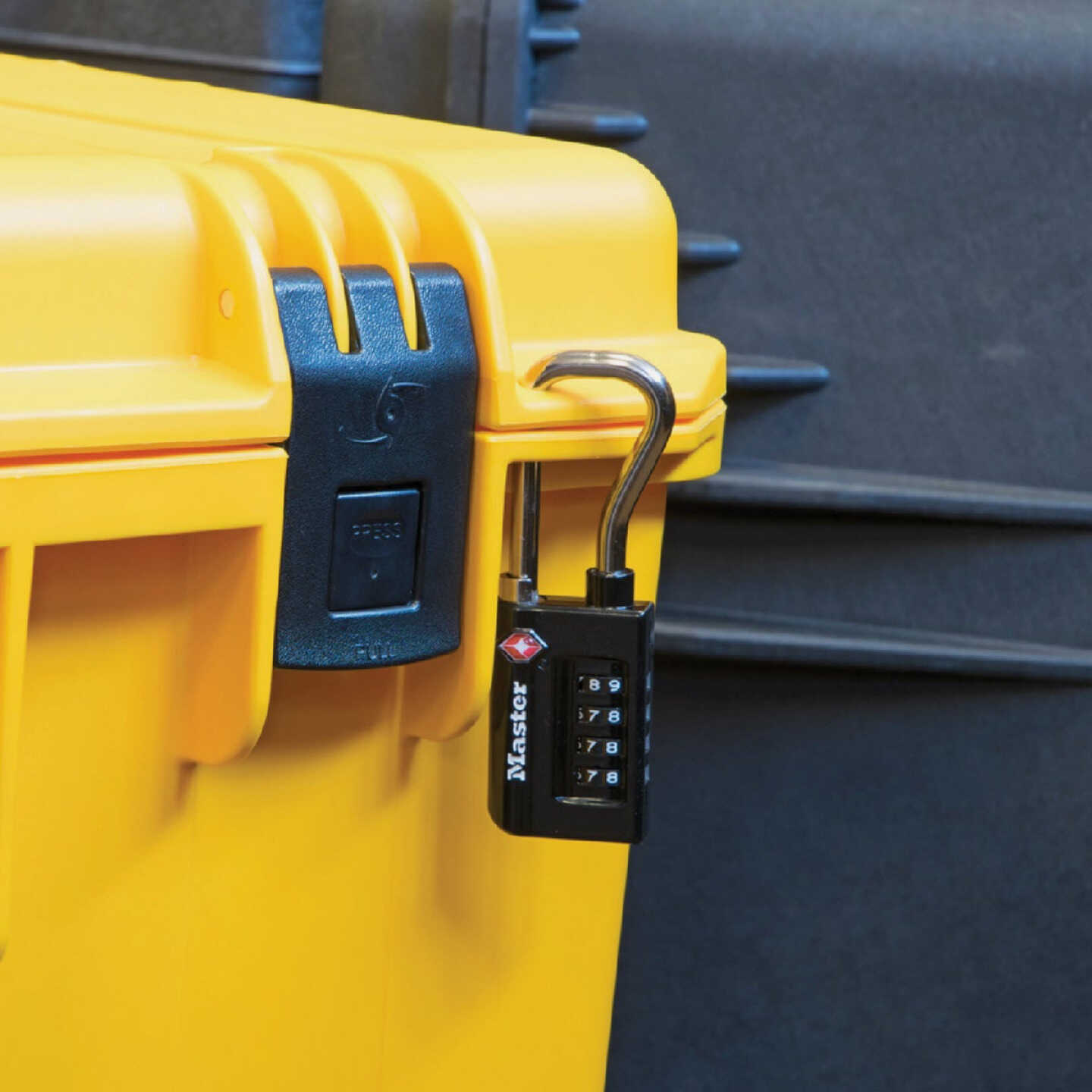 Master Lock 1-5/16 In. Wide Number Combination Luggage Lock with Extended Reach (TSA Accepted) Image 2