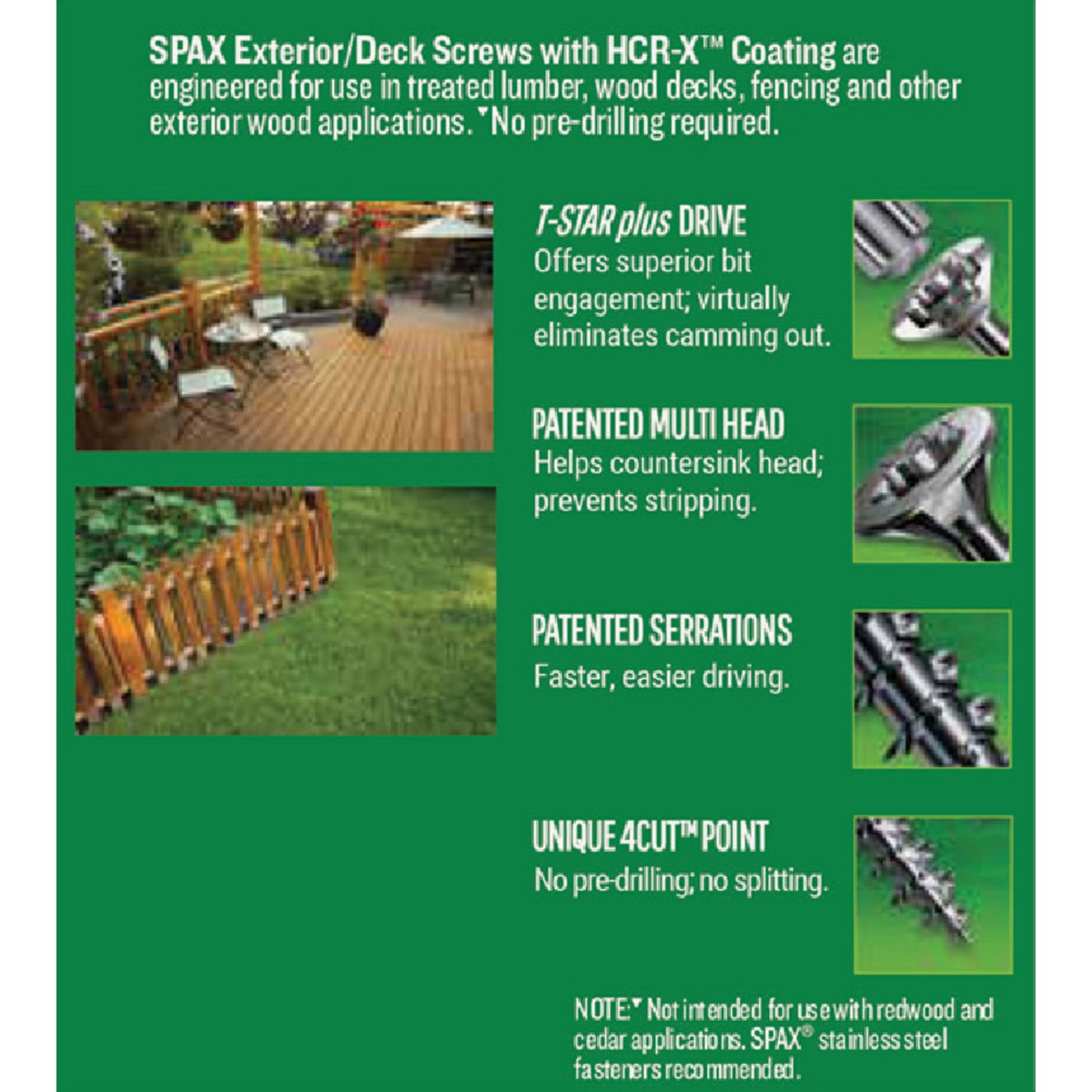 SPAX #10 x 3 In. T20 Plus Flat Head HCR-X (Exterior Rated) Deck Screw (67-Count) Image 4